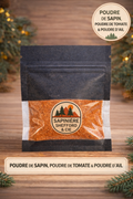 Aromate de poudre de sapin, tomate et ail