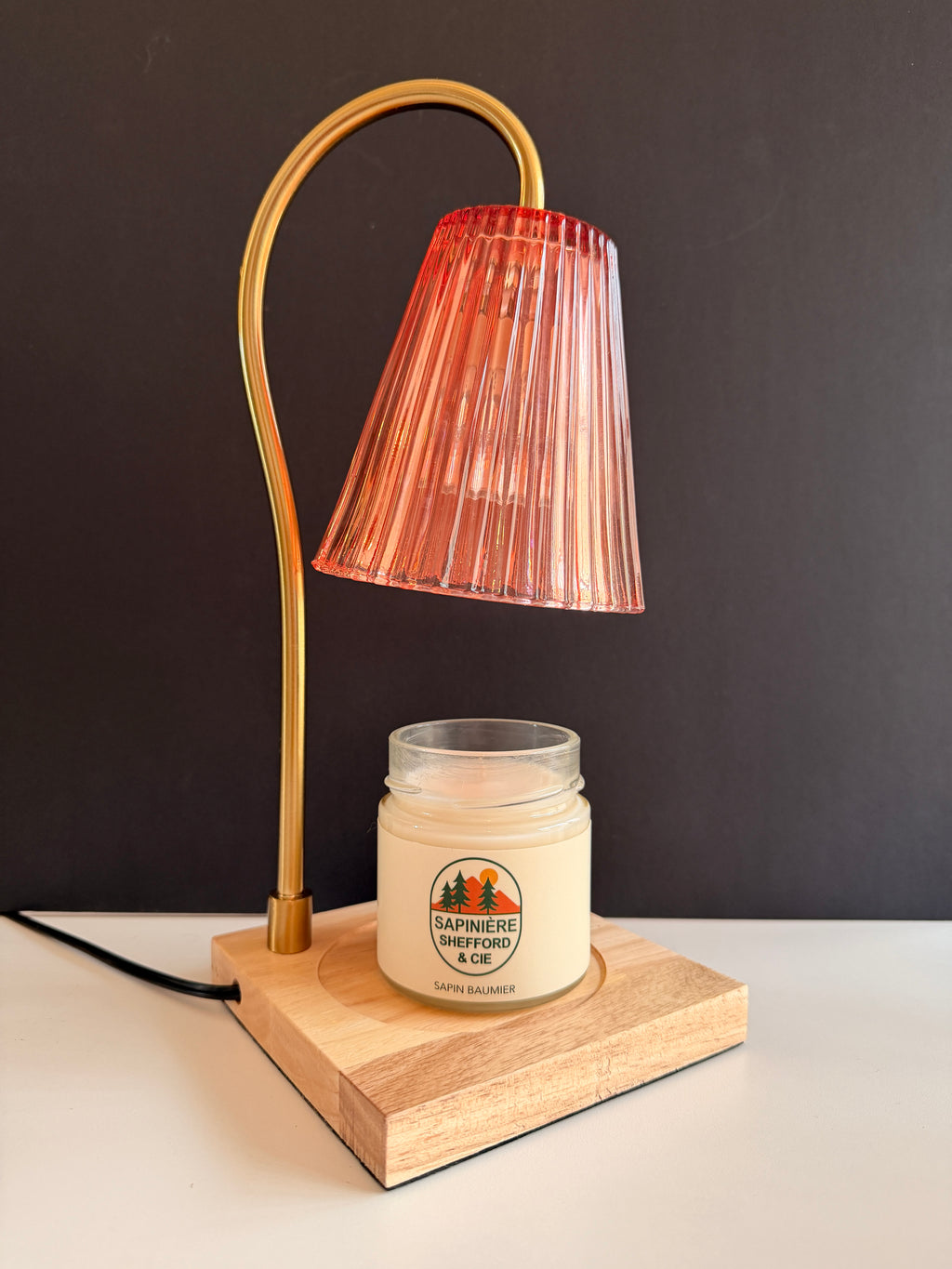 Lampe chauffante pour chandelle
