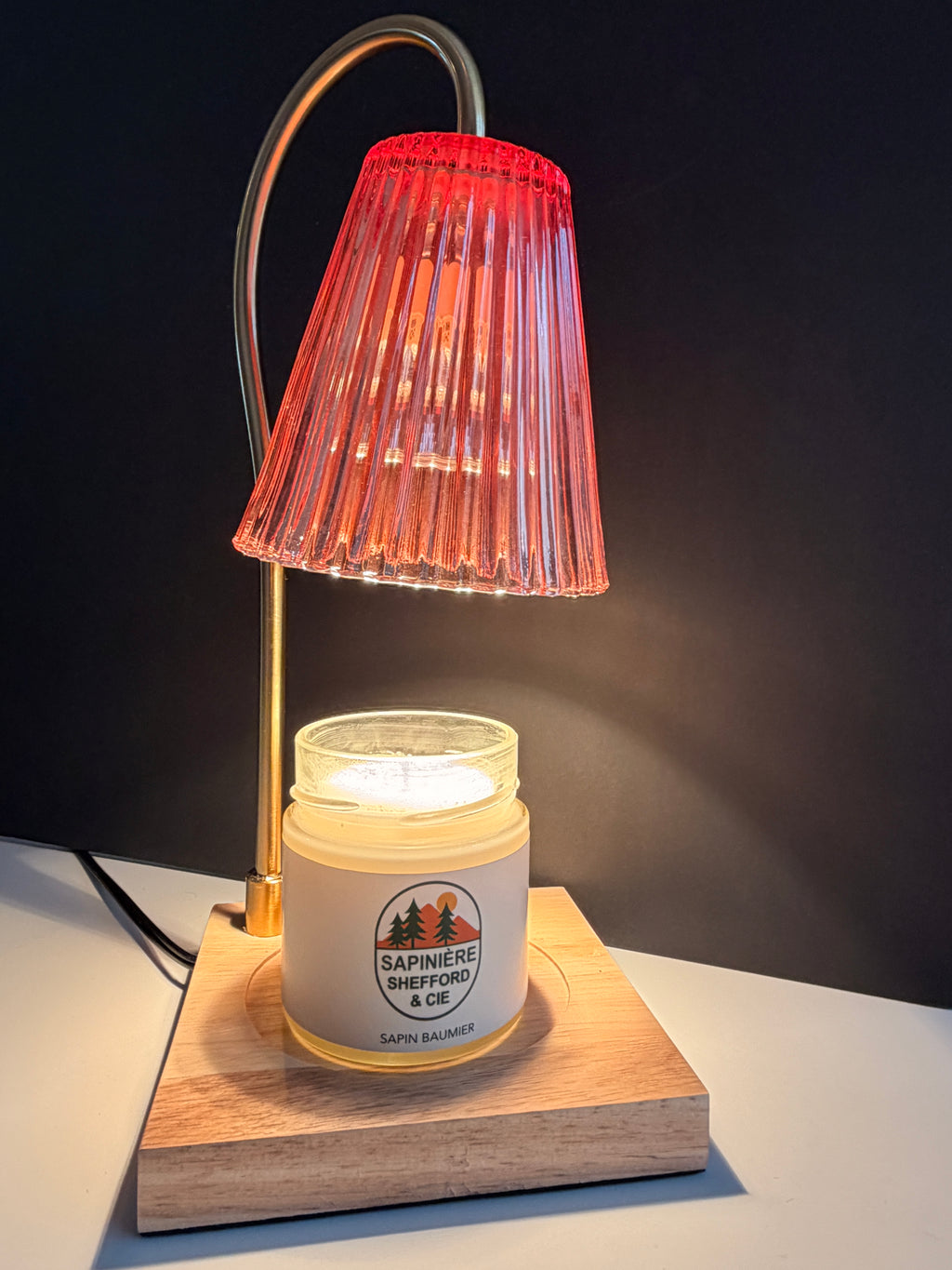 Lampe chauffante pour chandelle