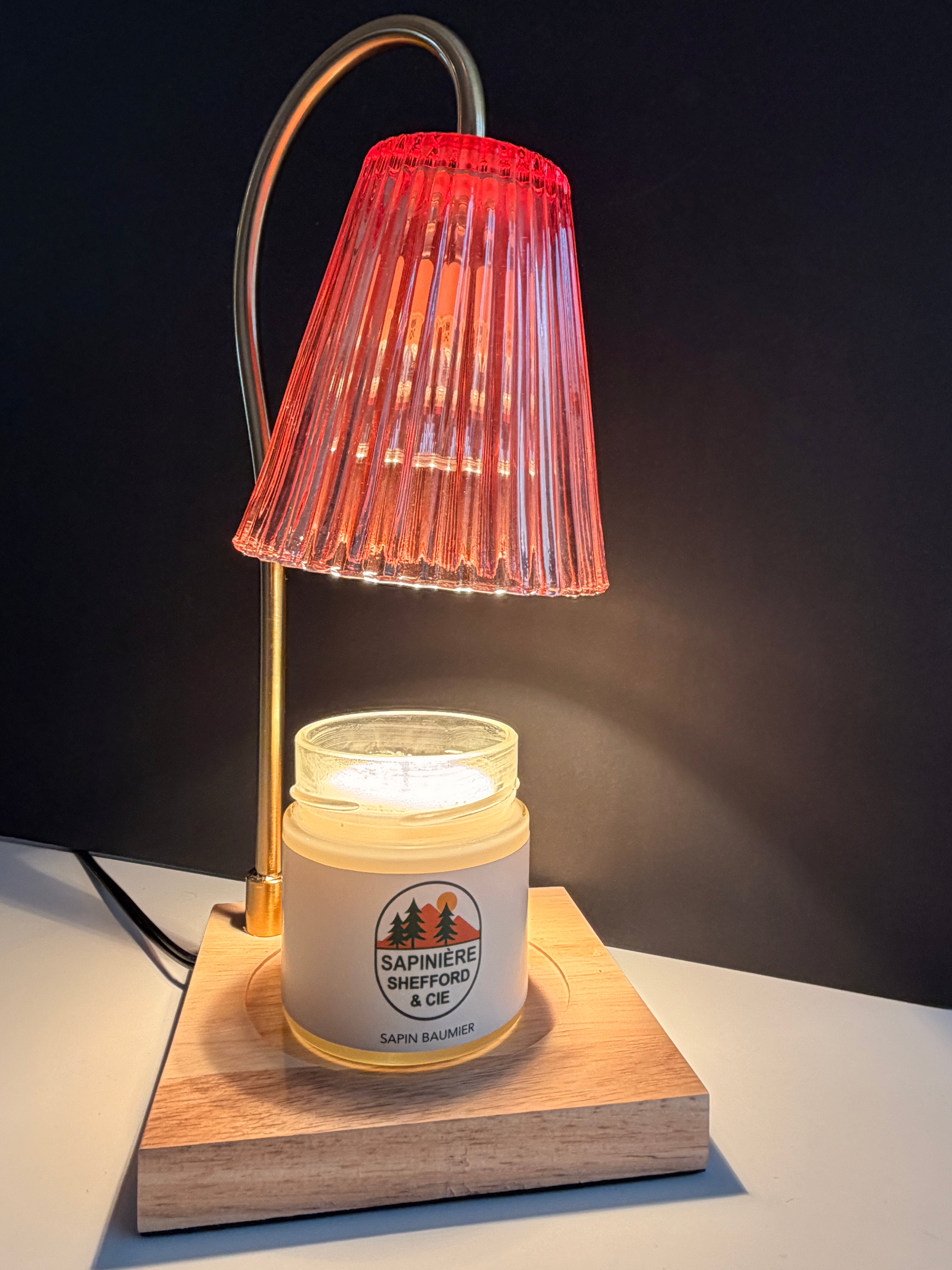 Lampe chauffante pour chandelle