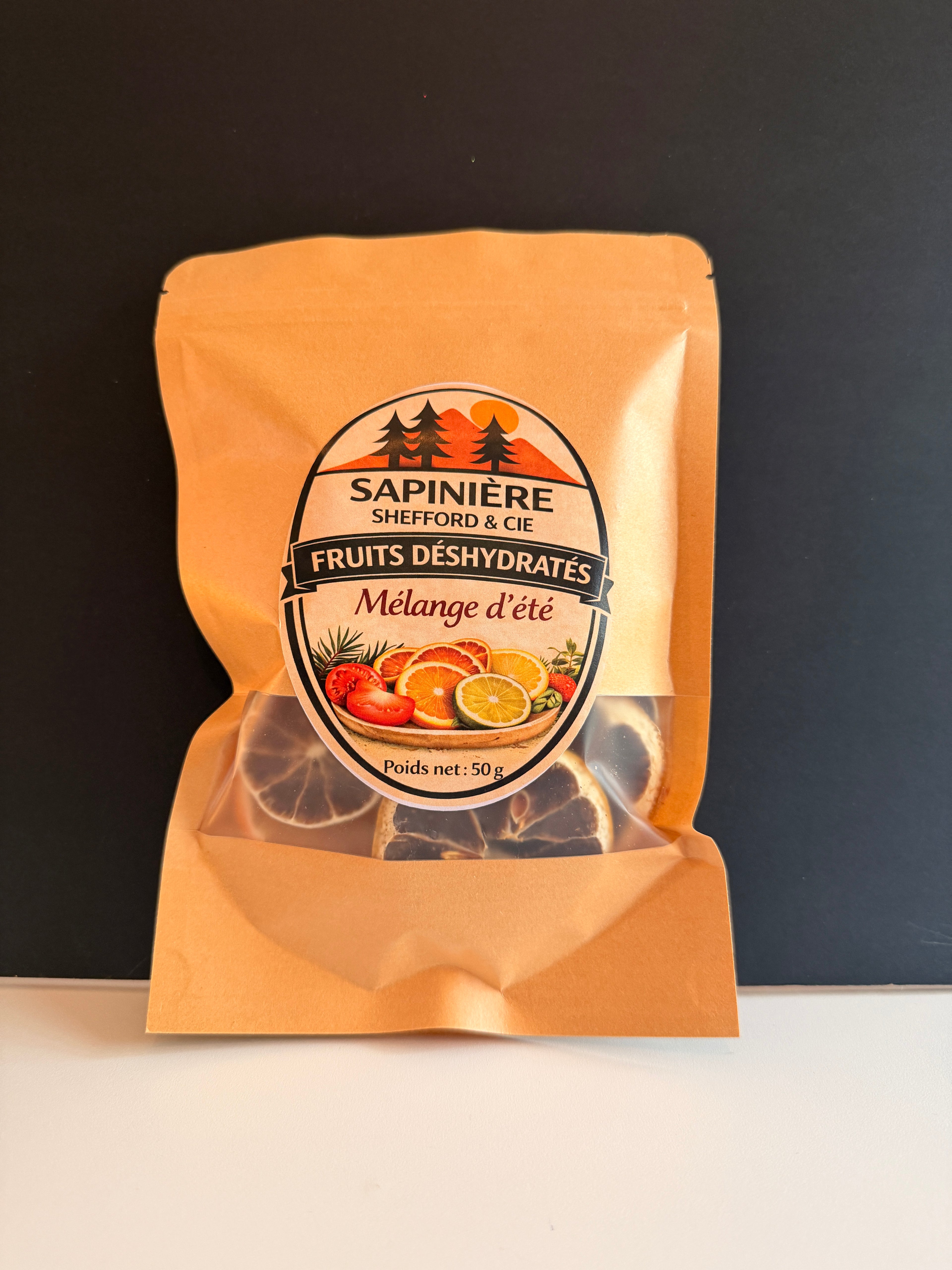 Melange de fruits déshydratés aromatisé mélange d'été